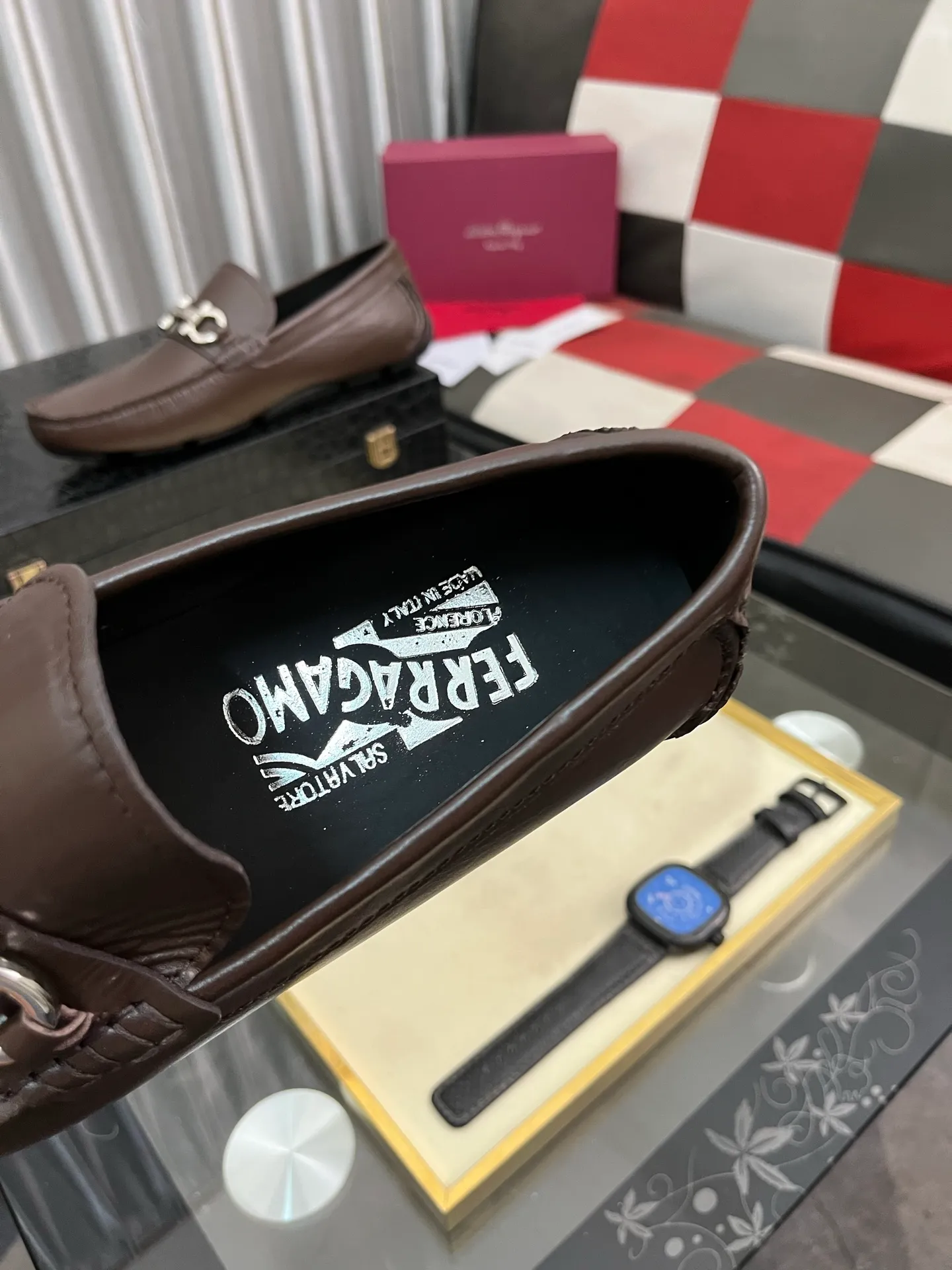 Men's shoes 💰560⌚️⌚️ Ferragamo [Ferragamo] new high-end quality framed shoes. The style is luxurious and elegant, with equal emphasis on practicality and style. We pay special attention to quality and details. The shoe last leather, workmanship and comfort are not inferior! Material: Imported first-layer soft cowhide leather upper ➕Genuine leather lining, code number: 38-446️⃣colors available